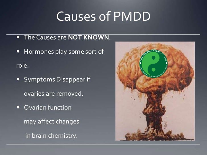 Causes of PMDD