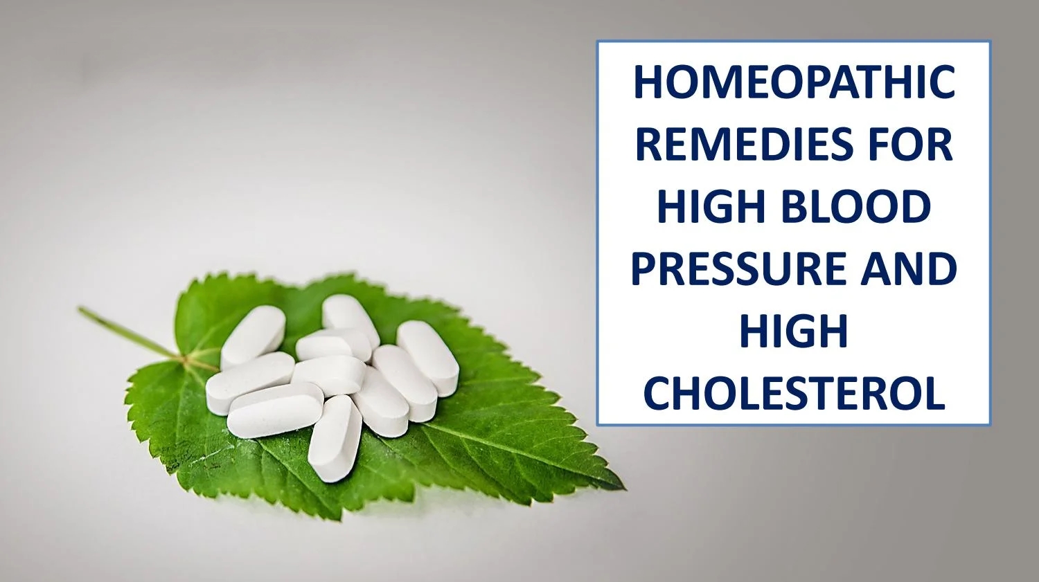 Homeopathic remedies for a combination of high cholesterol and high blood pressure