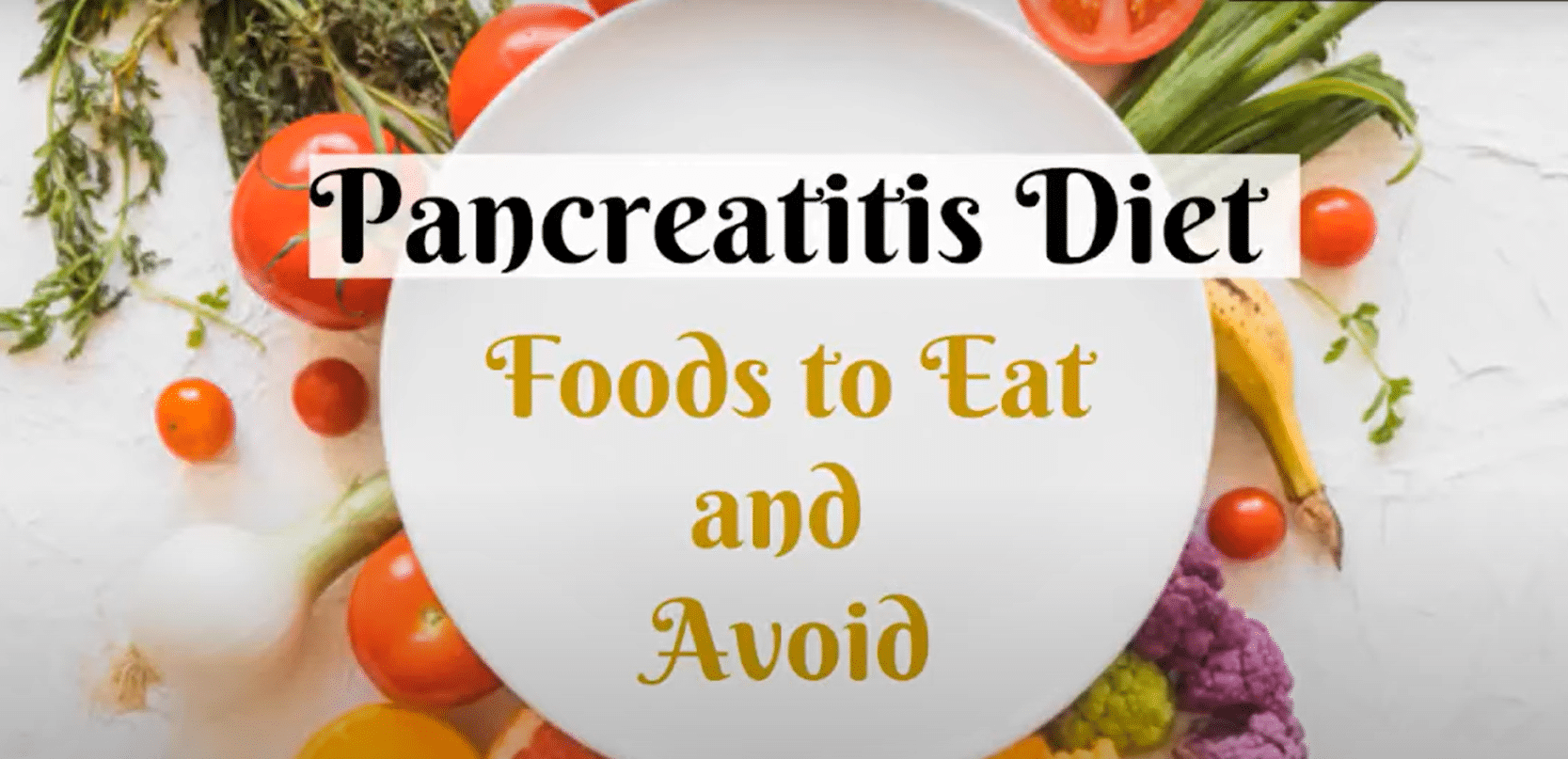 Pancreatitis diet