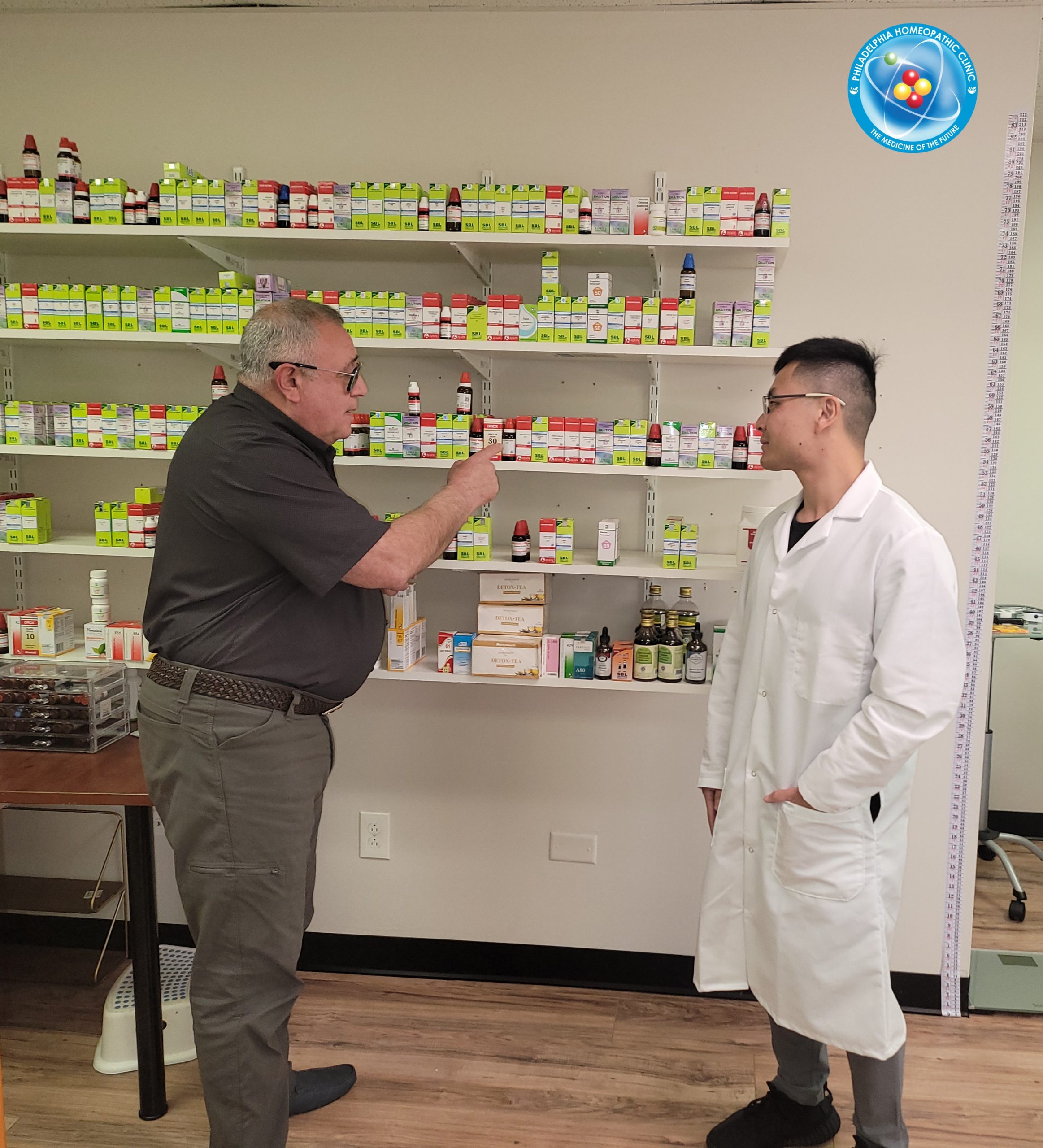 Victor Tsan, MD and David Wu, LAc treat muscle cramps in legs using acupuncture and homeopathic remedies