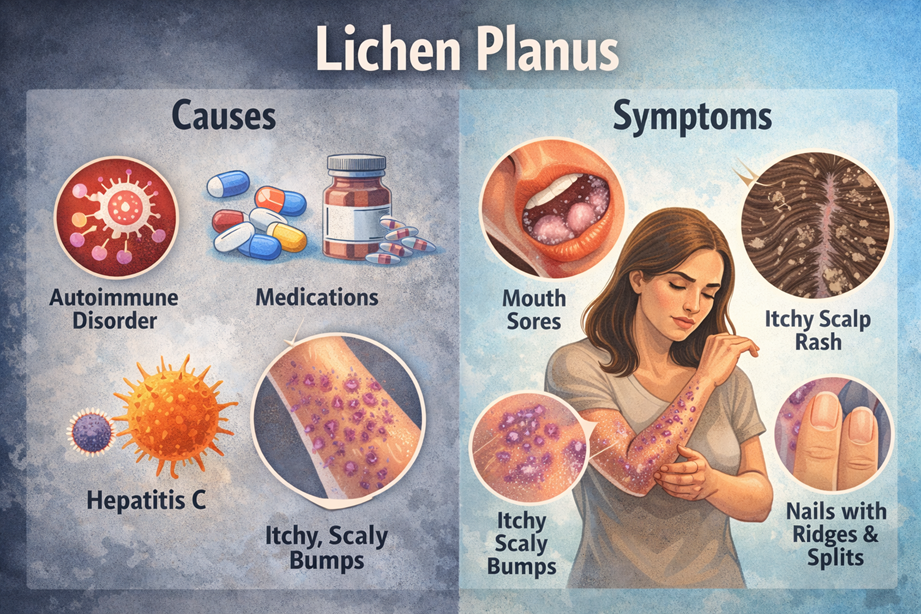 Causes and Symptoms of Lichen Planus