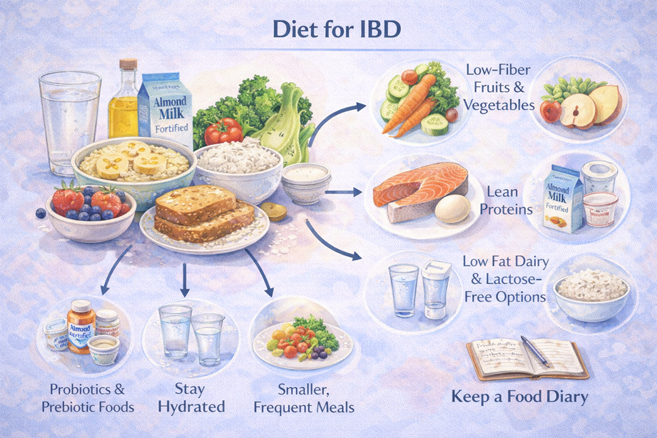 Appropriate diet for IBD