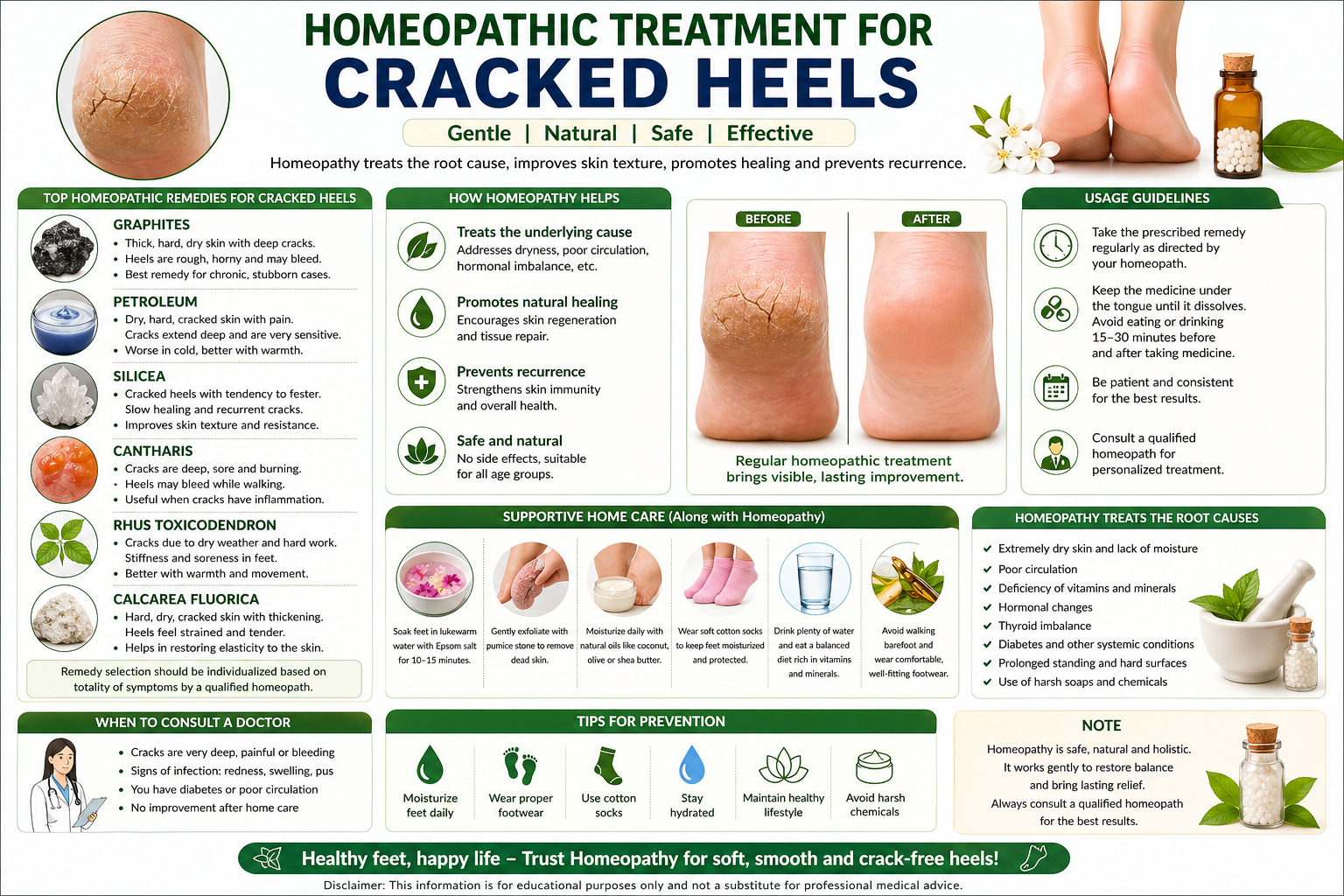 Cracked Heels Homeopathic Treatment