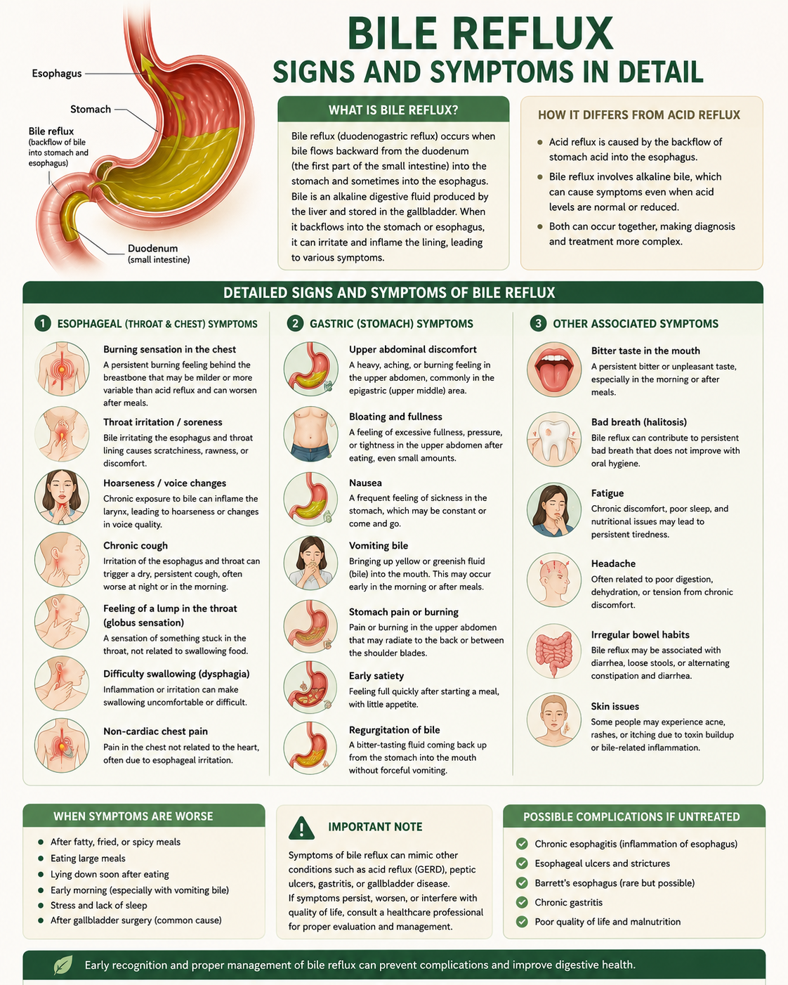 DGER Symptoms and Signs