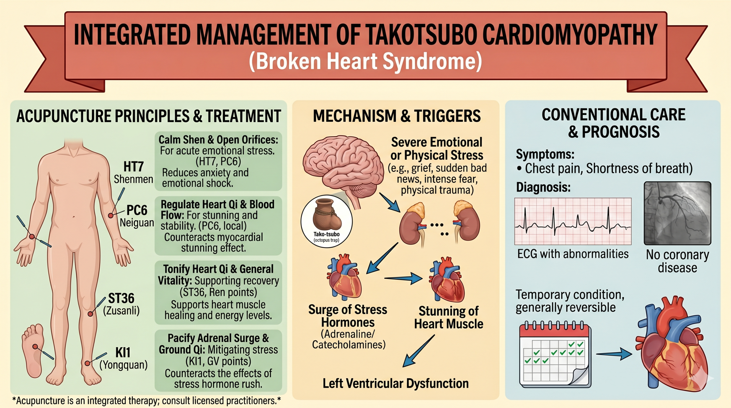 Integrated Treatment Approches to Takotsubo Cardiomyopathy