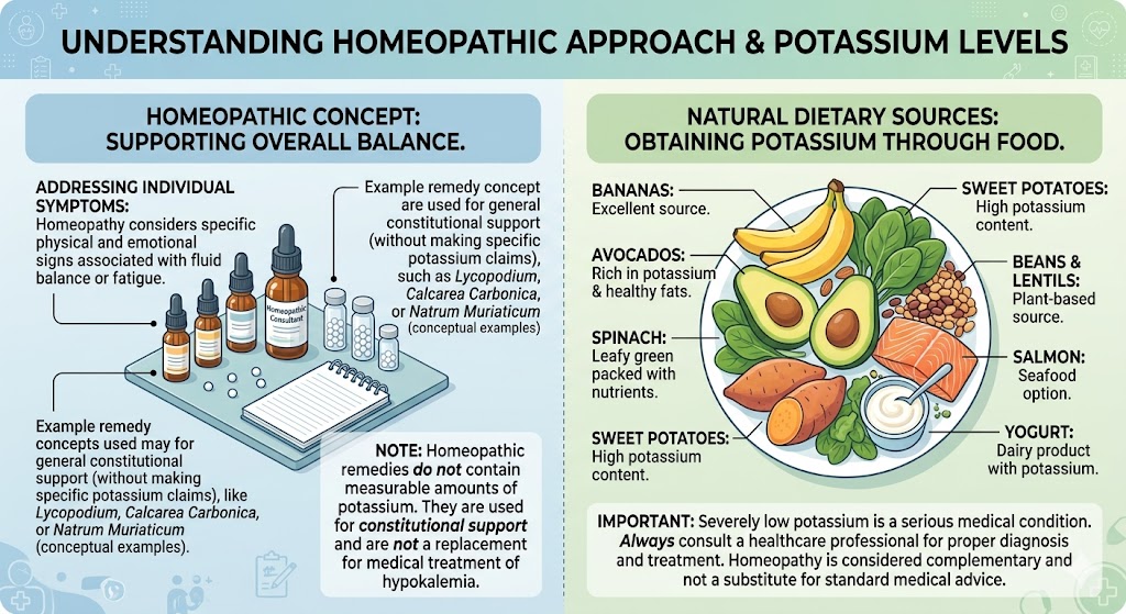 Homeopathic Treatment for hypokalemia