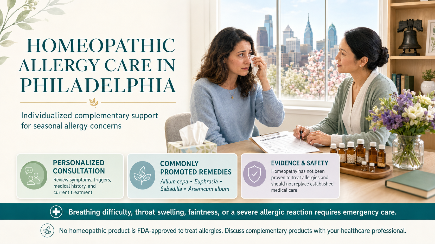 Homeopathic allergy treatment in Philadelphia