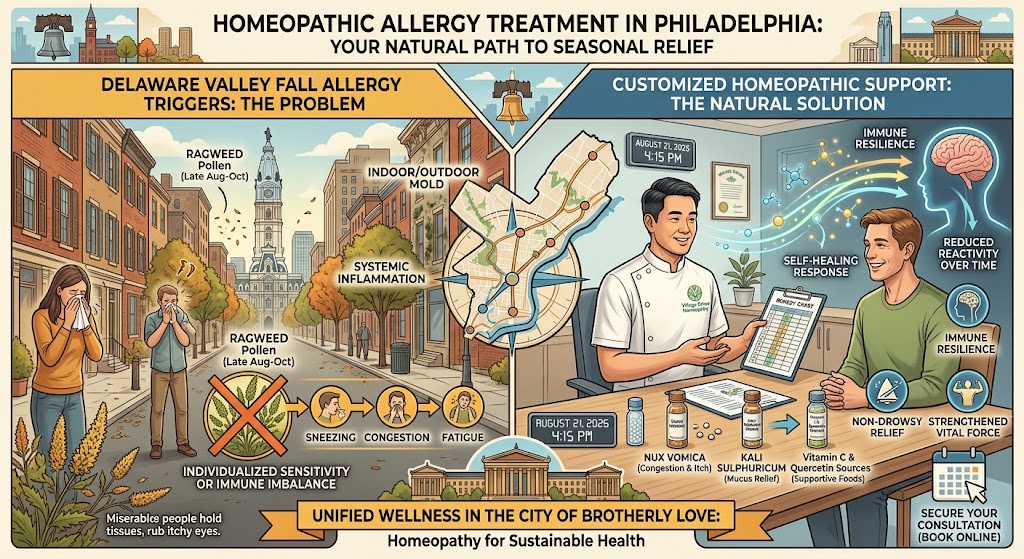 Homeopathic allergy treatment in Philadelphia