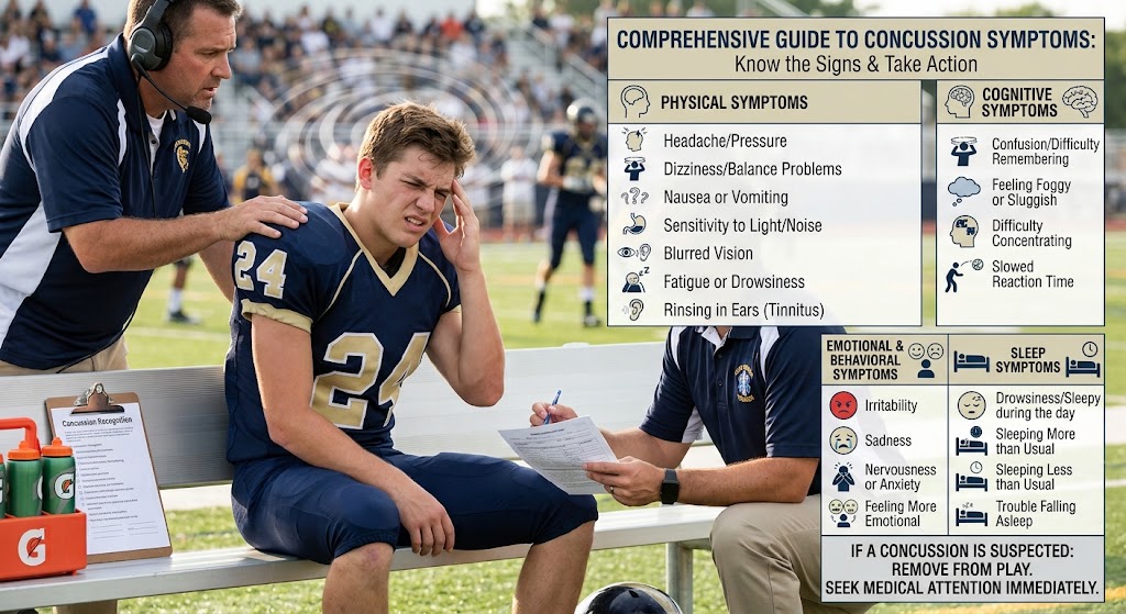 Symptoms of Brain Concussion