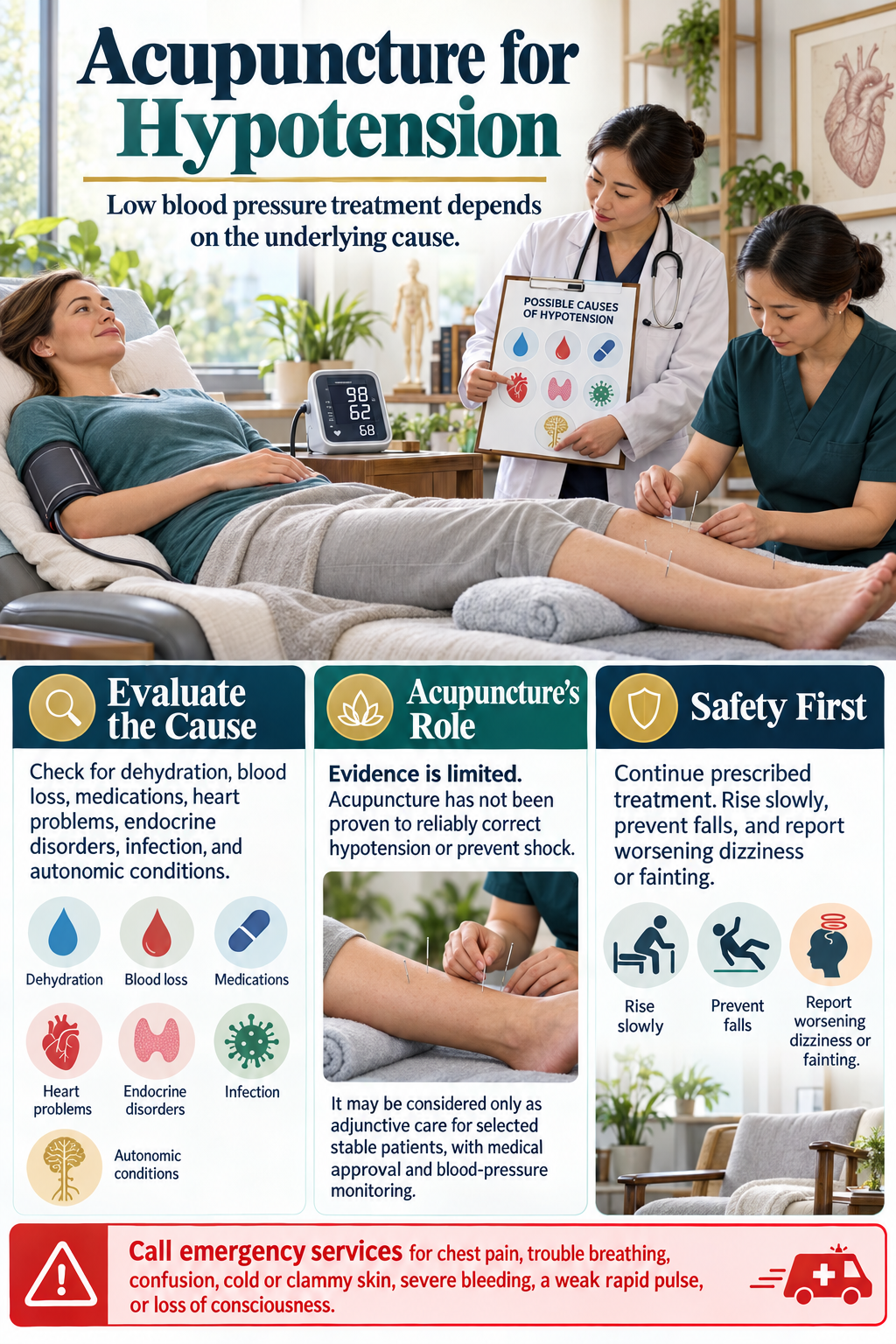 Acupuncture for low blood pressure