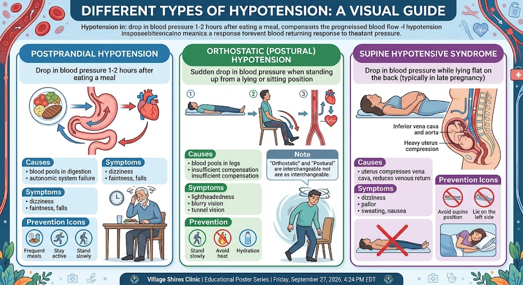 Types of hypotension