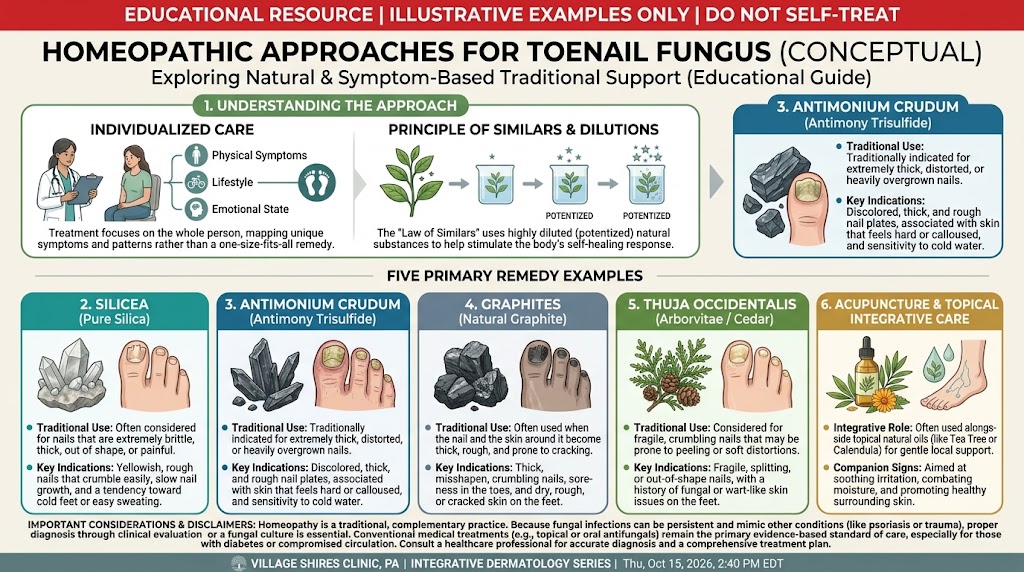 Homeopathic remedies for toenail fungus